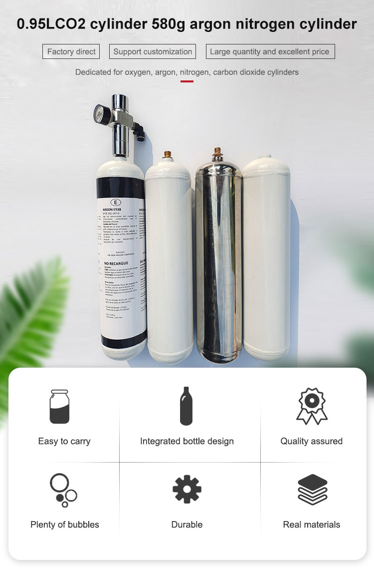 580g Aluminium Cylinder Cream Charger